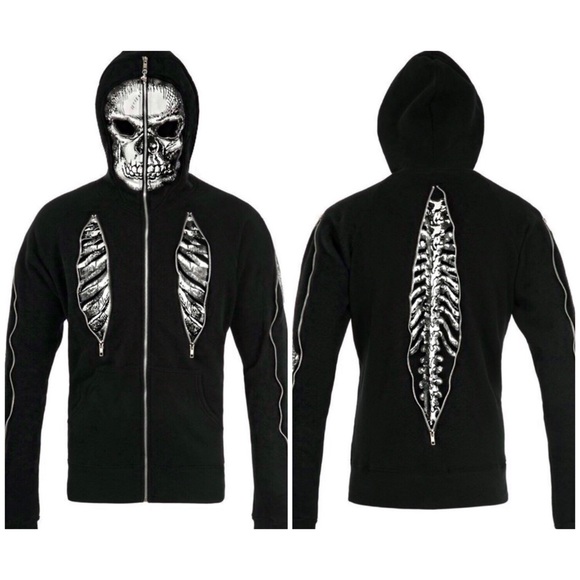 hoodie that zips over face